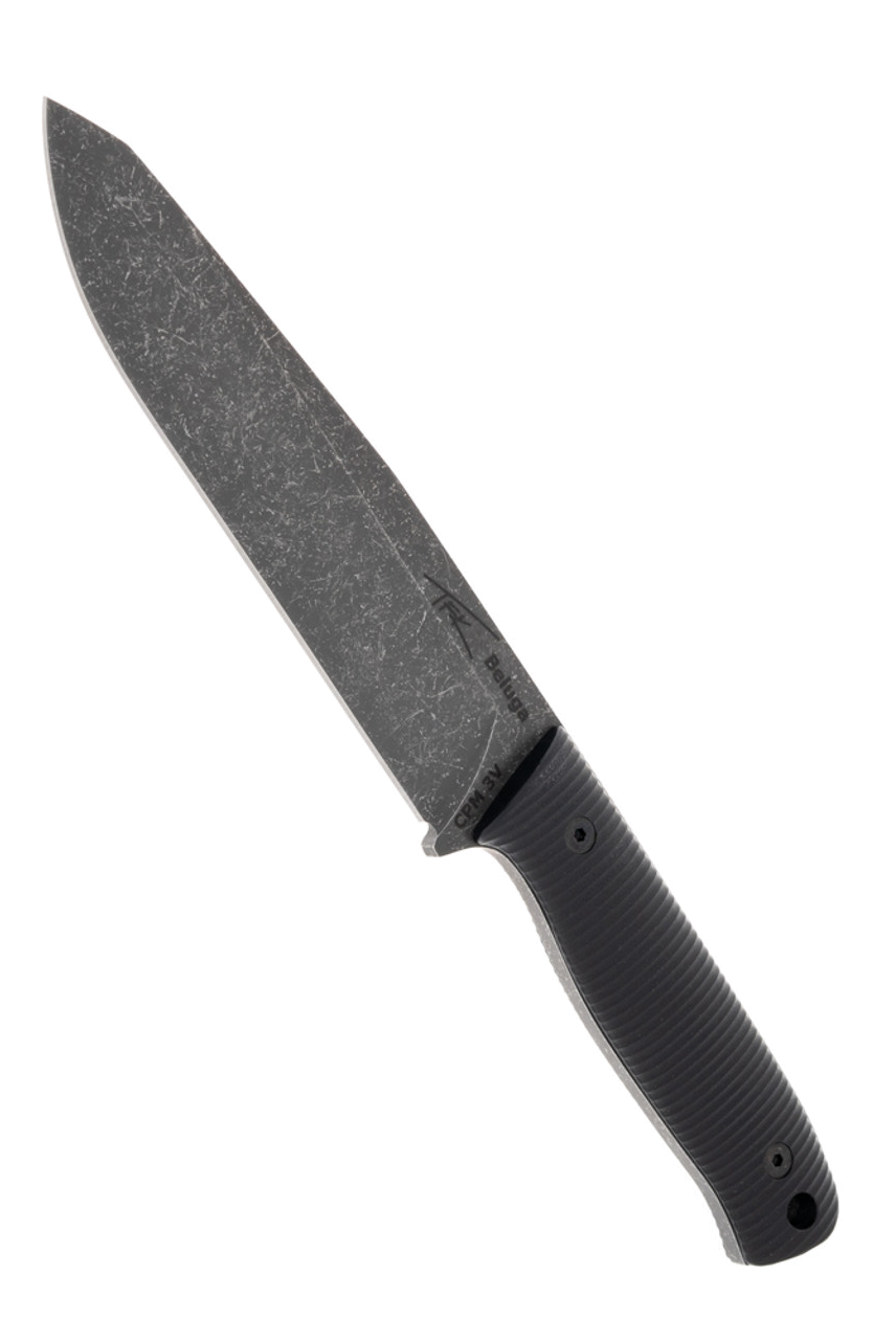product image for Tanev Family Knives Beluga Acid Washed 3V Black G10