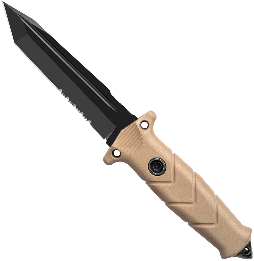 product image for TB-Outdoor Vengeur Black Coyote Tan Survival Knife 5