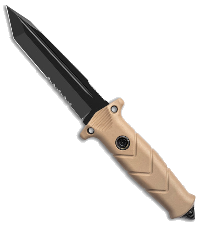 product image for TB Outdoor Vengeur Survival Tanto Fixed Blade Knife Tan
