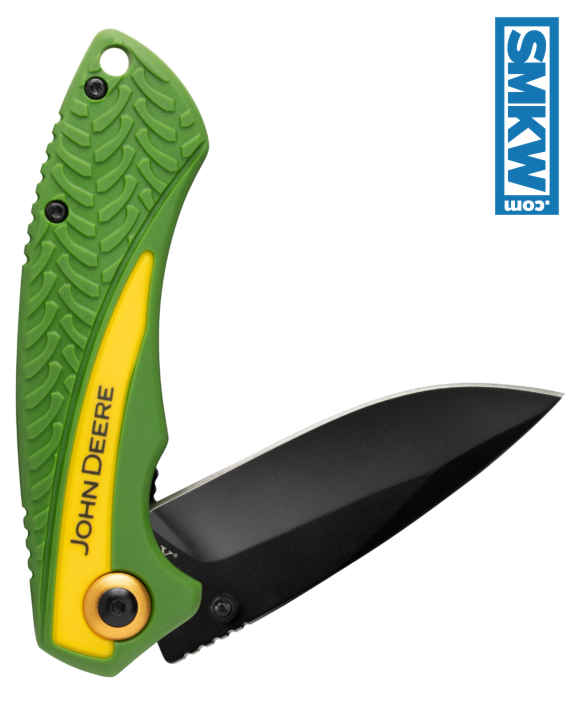 product image for Tec-X Yellow and Green Linerlock Folding Knife