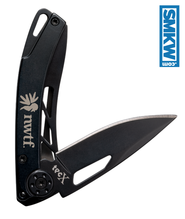 product image for Tec-X Black Stainless Linerlock Folding Knife