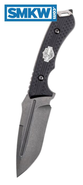 product image for Tec-X Harley-Davidson FB-5 Black Fixed Blade Knife with Sheath