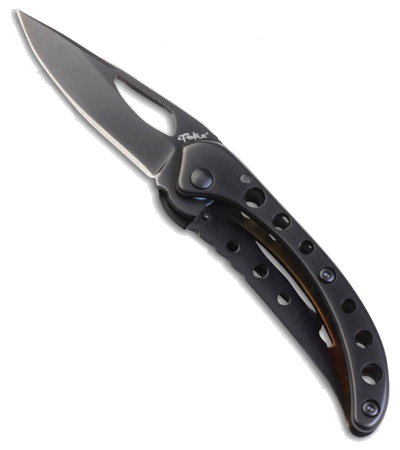 product image for Tekut Sea Lion Black 440C Stainless Steel Frame Lock Pocket Knife LK 3881