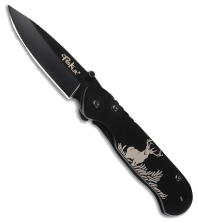 product image for Tekut Chopper Black Frame Lock Folding Knife LK4105