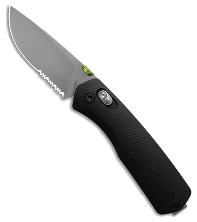 product image for The James Brand Carter Black G10 Satin Serrated Knife