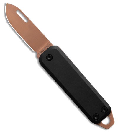 product image for The James Brand The Elko Slip Joint Keychain Knife Black Al 1 6 Rose Gold