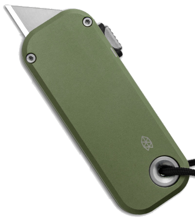 product image for The James Brand The Palmer Utility Knife OD Green Aluminum