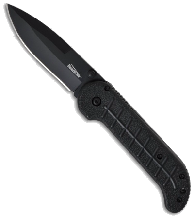 product image for Timberline Vallotton Kickstart Spring Assisted Black Knife AUS-8 1143