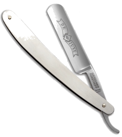 product image for Timor Deluxe Straight Razor with Stainless Steel Handle 5/8" Carbon Steel Blade - Model 373