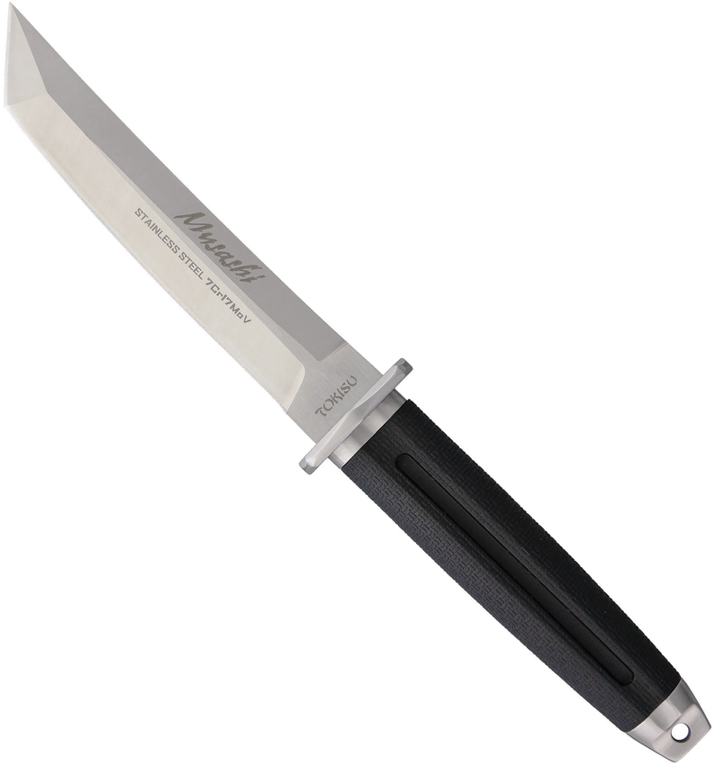 product image for Tokisu Musashi 5.75" Black Tactical Fixed Blade