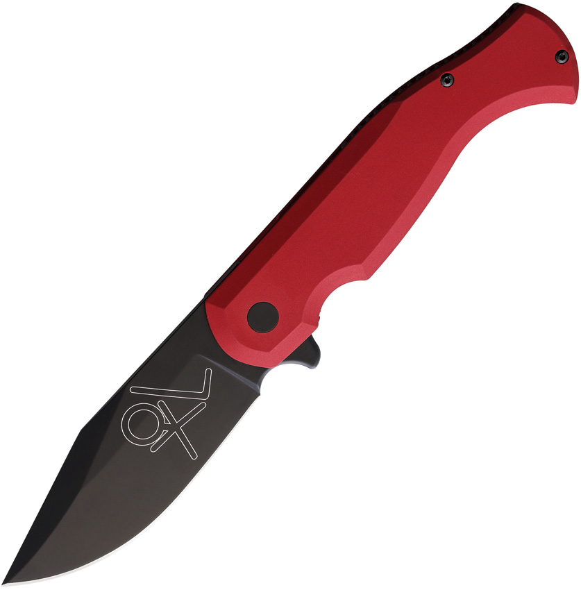 Tools-for-Gents Eastwood Linerlock Red 3.75" Black D2 Blade product image