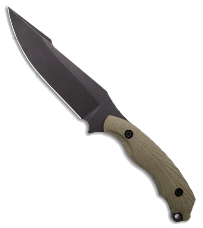 product image for Toor Knives Raven Fixed Blade Covert Green G10 Black Model 5.5