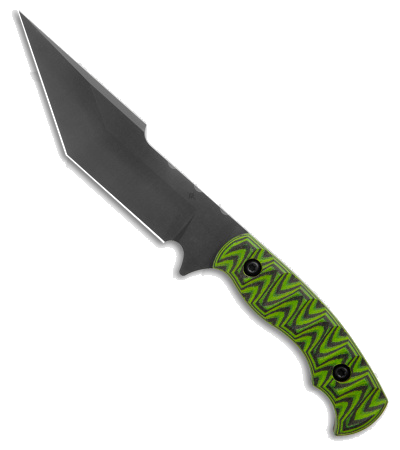 product image for Toor Knives Tanto Fixed Blade Phosphor Green G10