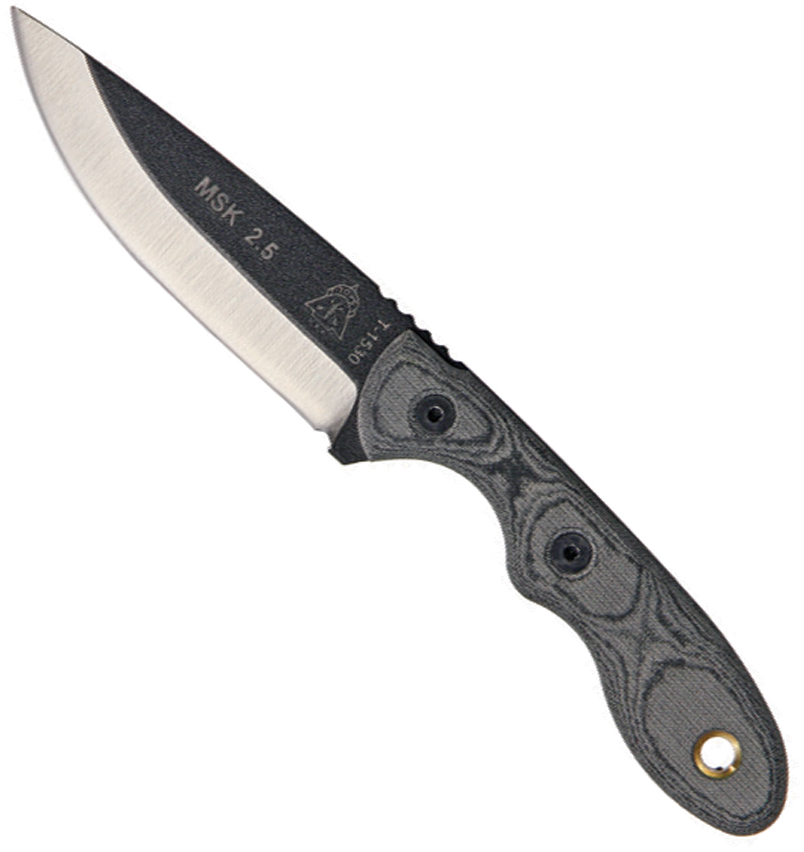 product image for TOPS Knives Mini Drop Point Micarta Gray Knife TPMSKBLM