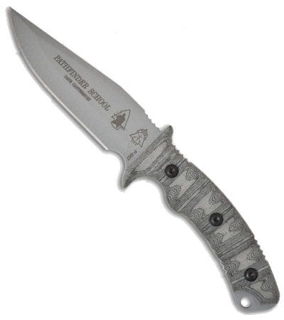 TOPS Knives Gray Pathfinder School Knife PFS 01