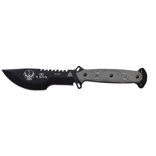 TOPS SXS Skullcrusher's Xtreme Sidekick Black 1095 Fixed Blade