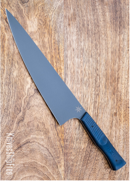 product image for Town Cutler eXo Blue 8.5" Chef Knife Nitro-V Cerakote Finish
