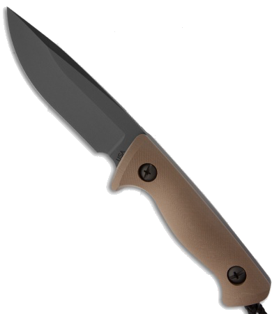 product image for Treeman Knives Recon Hunter Black Ops Fixed Blade Knife O1 Tool Steel