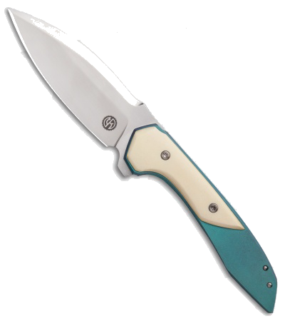 product image for Tuff Knives S7 Tactique Blue Titanium Nitro V Steel