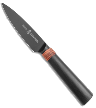 product image for Tuo Dark Knight Series 3.5" Paring Knife Black and Red AUS-8 Stainless Steel with Black Pakkawood Handle
