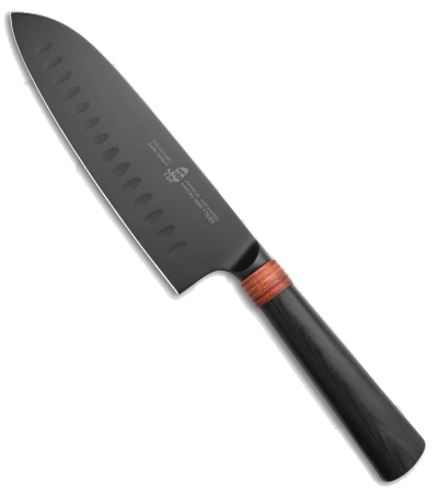 product image for Tuo Cutlery Dark Knight Series Black Santoku Knife AUS-8 Stainless Steel