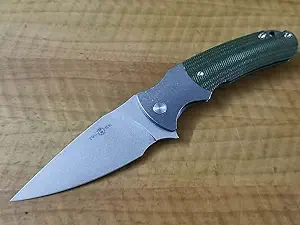 product image for Two-Sun TS 286 D2 Titanium Micarta Folding Knife