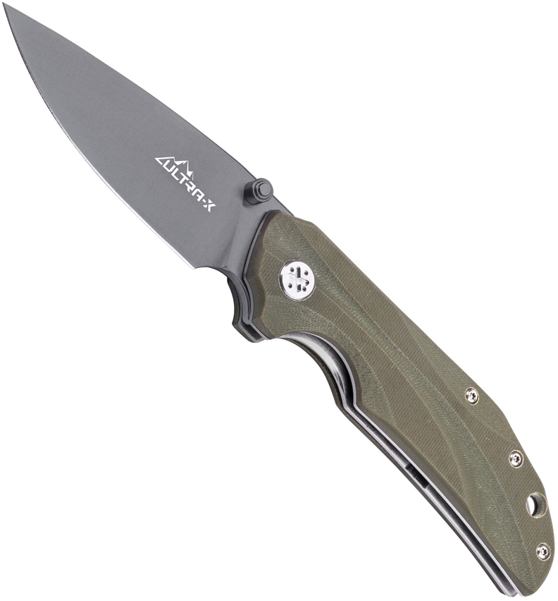 product image for Ultra-X Rye Linerlock OD Green 3.5" Gray Blade