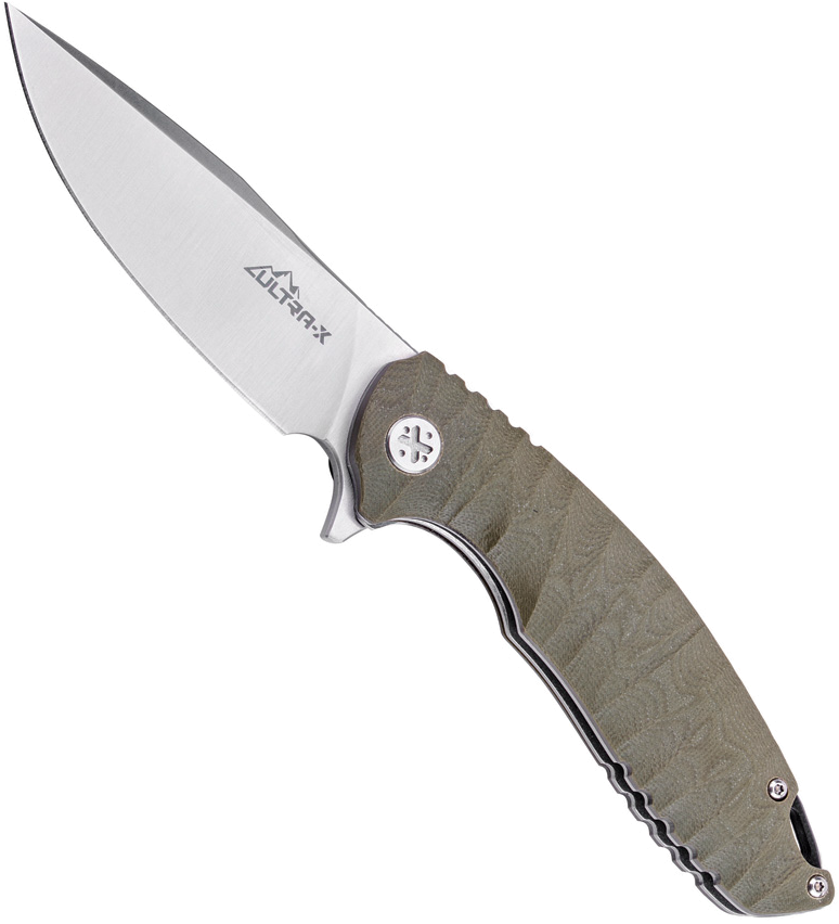 product image for Ultra-X OD Green Ripple Linerlock 3.5