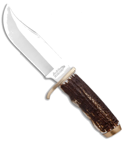 product image for Uncle Henry Next Gen Fixed Blade Knife Stag Handle 5.5" Satin 1100090