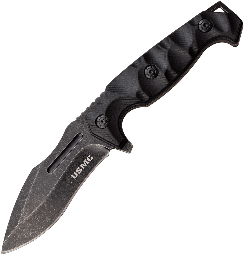 product image for USMC Black Fixed Blade 4 - 3Cr13 Stainless Steel