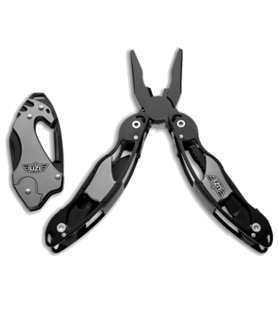 product image for UZI Tactical Multi-Function Pliers Black UZIGS-001 with Keychain Survival Multi-Tool