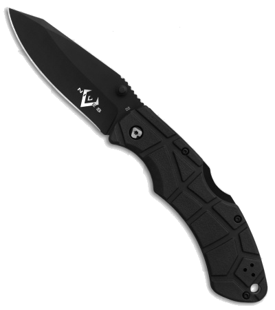 product image for V-Nives Rocky II Black FRN D2 Tool Steel Blade Pocket Knife