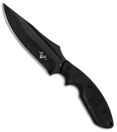 product image for V-Nives Frontier Survivor Black G-10 Fixed Blade Knife