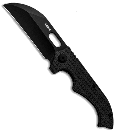 product image for VDK The Goat Black G-10 Handle 3" Black Blade Folding Knife