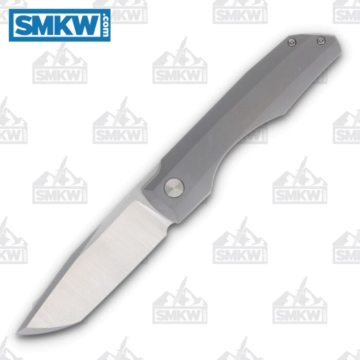 product image for Vero Engineering Impulse Belt Satin Stonewashed Titanium Folding Knife