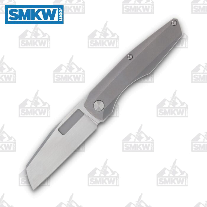 product image for Vero Engineering Axon Mini M390 Sheepsfoot Blade Titanium Folding Knife