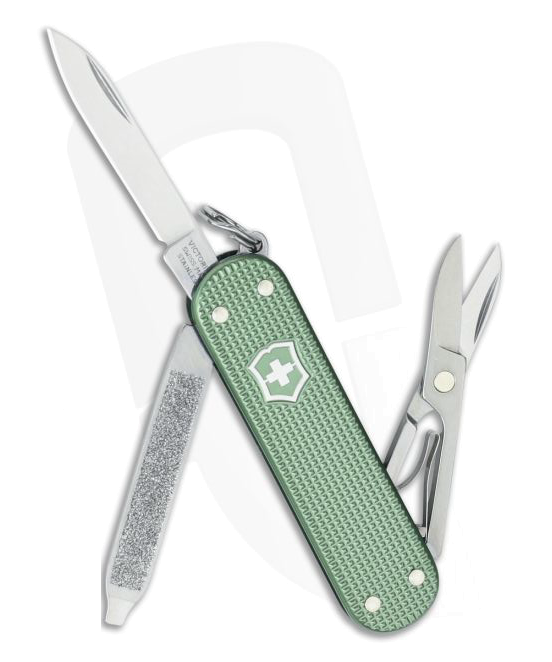 product image for Victorinox Classic SD Olive Green Alox 2017 Limited Edition 0 6221 L 17