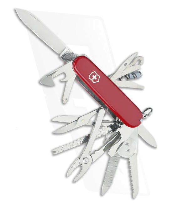 product image for Victorinox Swiss Champ Red Handle Multitool Swiss Army Knife 1 6795 X 4