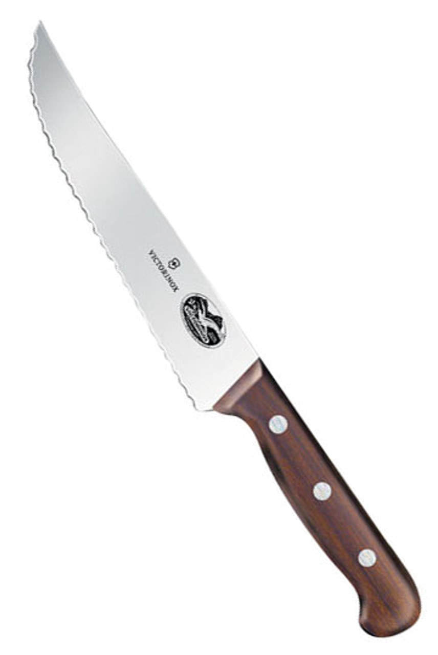 Victorinox Rosewood Handle Serrated Chef's Knife product image