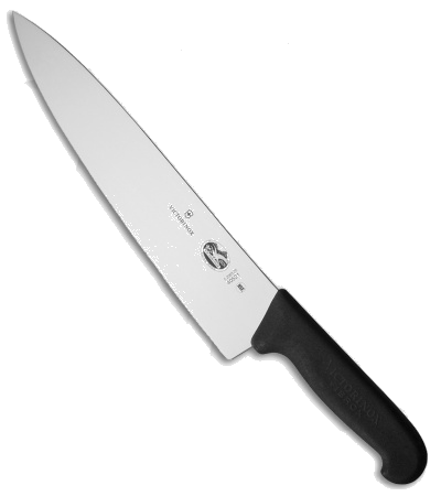 product image for Victorinox Black Fibrox Chef's Knife 5200325