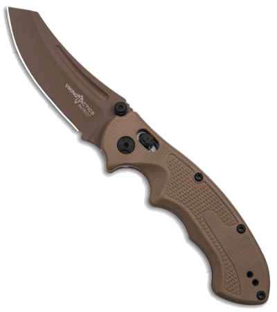 product image for Viking Tactics Patriot Bar Lock Knife - FDE