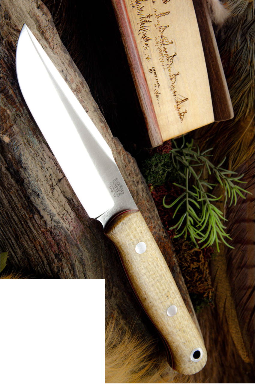 product image for Vintage Ultra Lite Field Knife Bone Burlap Red White Liners