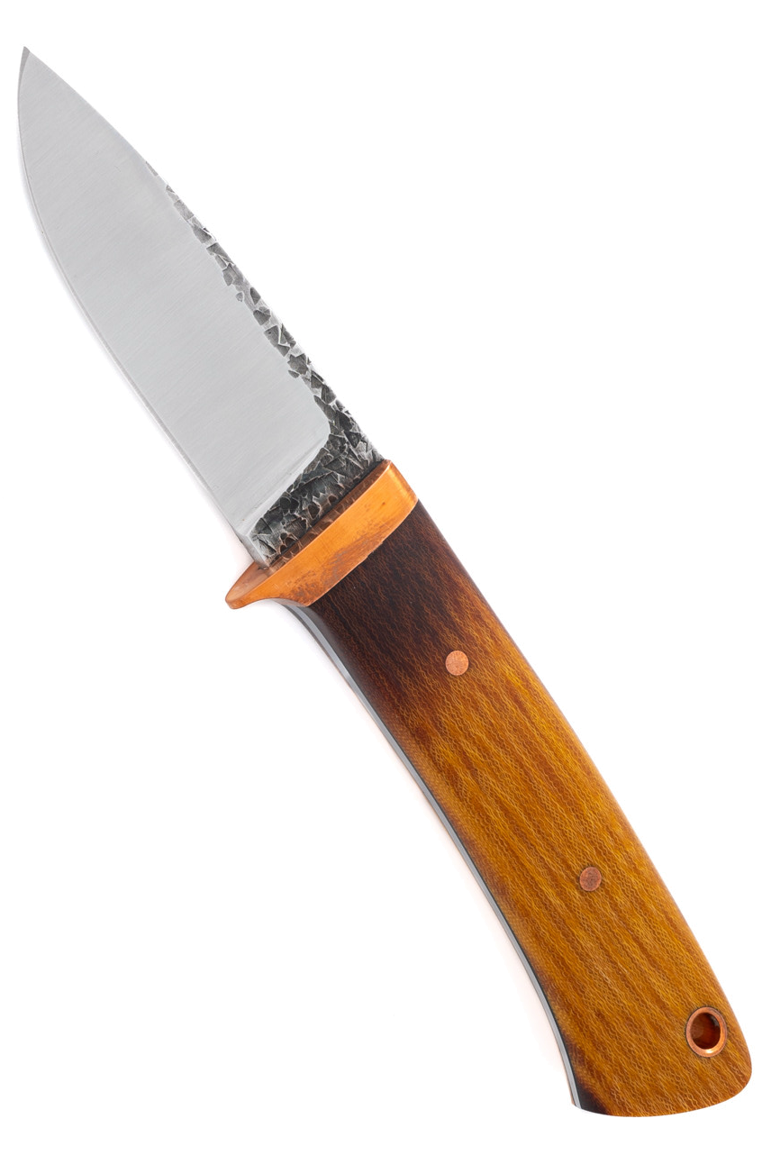 Vintage W.A. Surls Nottley Black Canvas Micarta Copper Guard product image