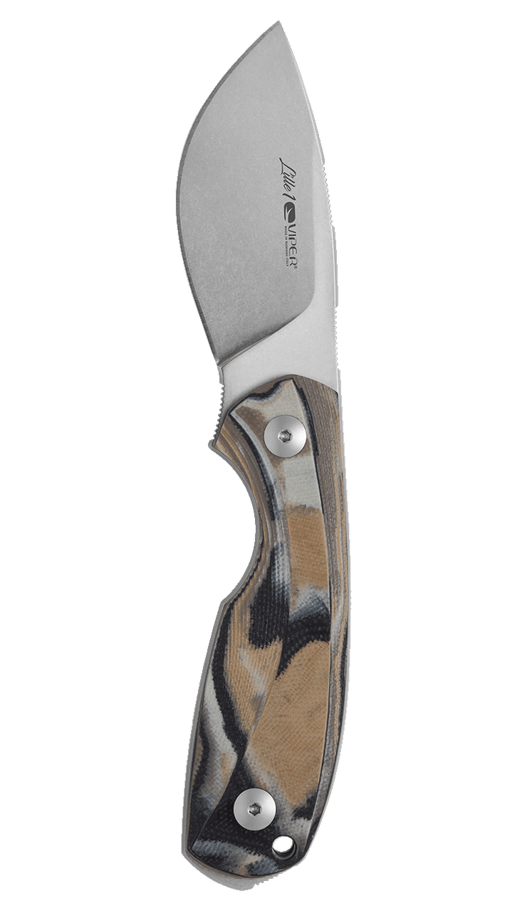 product image for Viper Lille VT4022 GBU Fixed Blade Knife Burl Tan G10 Handle Elmax Stonewash Finish
