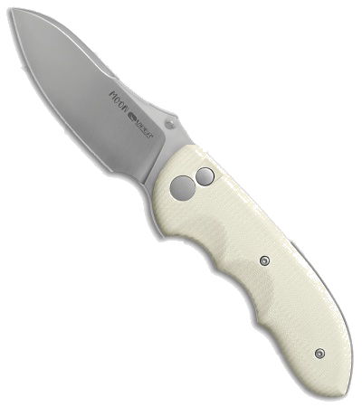 Viper Knives Moon TE White G-10 Drop Point Button Lock Knife product image