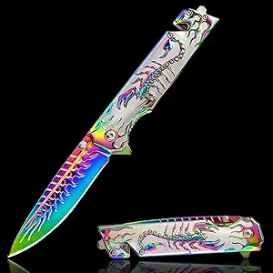 product image for Vividstill Rainbow Folding Pocket Knife