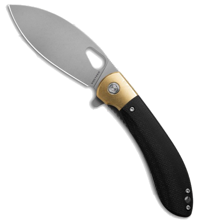 product image for Vosteed Nightshade Black Micarta Nitro-V Blade Steel Drop Point Liner Lock Knife
