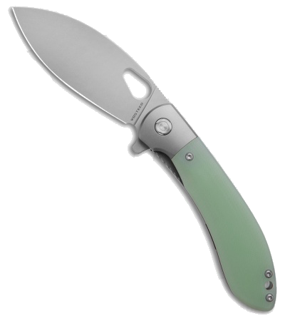 product image for Vosteed Nightshade Jade G10 Nitro-V Blade Steel Drop Point Liner Lock Knife