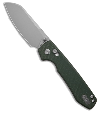 product image for Vosteed Raccoon Green Micarta 14C28N Crossbar Lock Pocket Knife