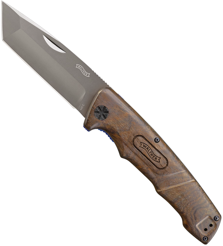 product image for Walther BWK 4 Linerlock Walnut 3.75"